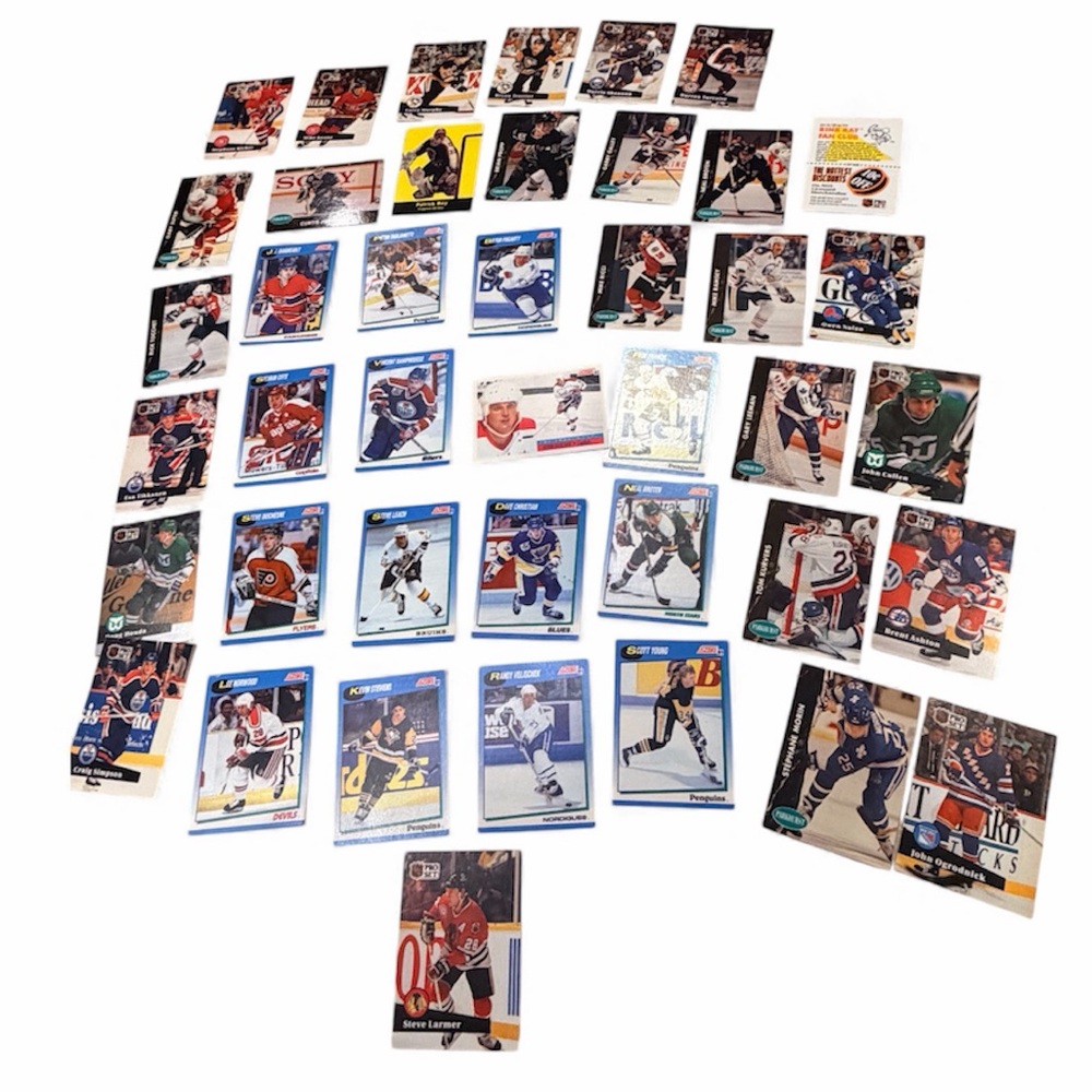 Vintage 1991-1992 NHL Parkhurst & Pro Set Trading Cards Assorted X 42